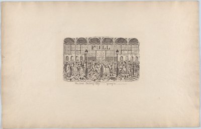 Az első shilling nap, 1851., 1851. alkotó: George Cruikshank