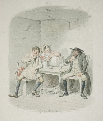 A zsidó és Morris Bosle kezdik megérteni egymást alkotó: George Cruikshank