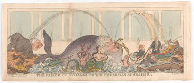 A bálnák hercege vagy a horgony halásza, 1812. május 1. alkotó: George Cruikshank