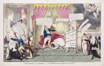 A könyv szelleme avagy, az 1813-as év várakozása alkotó: George Cruikshank
