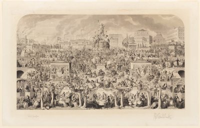 Bacchus imádata alkotó: George Cruikshank
