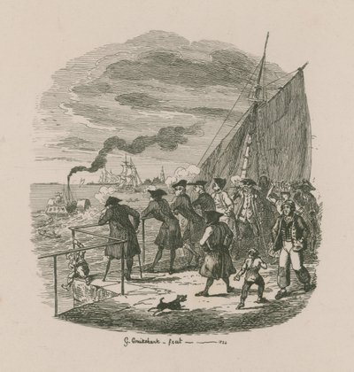 A sétány, Greenwich Hospital alkotó: George Cruikshank