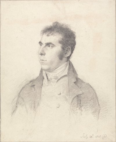 Egy fiatal férfi portréja alkotó: George Dance