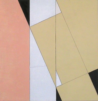 Spatial Relationship, 2. szám, 2003 (olaj, papír és karton) alkotó: George Dannatt