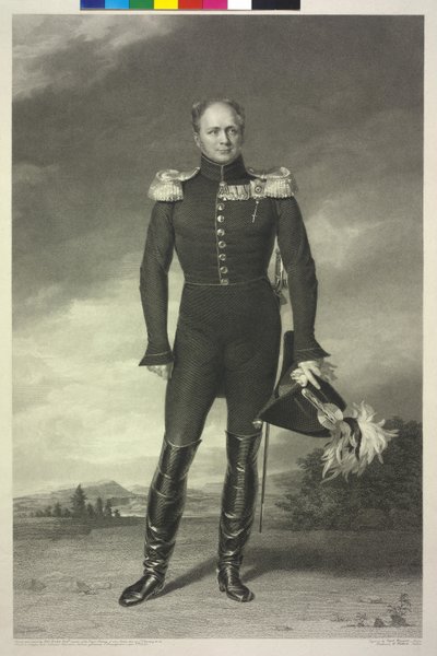 Oroszország császára I. Sándor alkotó: George Dawe