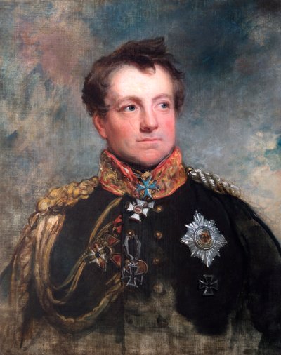 August Neidhart tábornagy, Gneisenau grófja, porosz katona portréja, 1818. alkotó: George Dawe