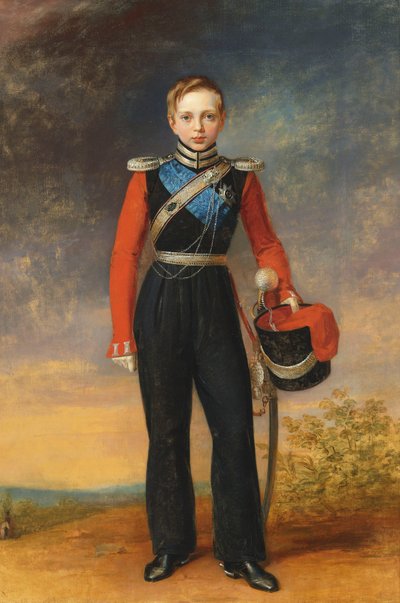 Alekszandr Nyikolajevics trónörökös portréja 1818-1881. alkotó: George Dawe