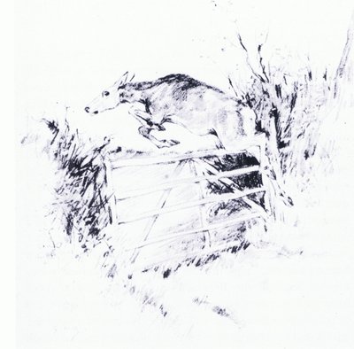 Mint nyíl az íjból (litho) alkotó: George Denholm Armour