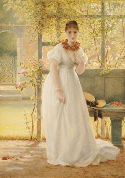 A befalazott kertben, 1869 alkotó: George Dunlop Leslie