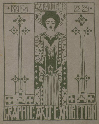 Próbanyomat a Dundee Graphic Arts Association katalógusborítójához alkotó: George Dutch Davidson