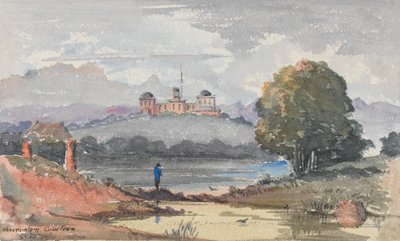 Obszervatórium, Fokváros. Sir J Maclear rezidenciája, 1859-62 körül (akvarell) alkotó: George E.L.S. Sanford