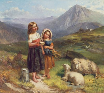 A walesi dombokon alkotó: George Earl