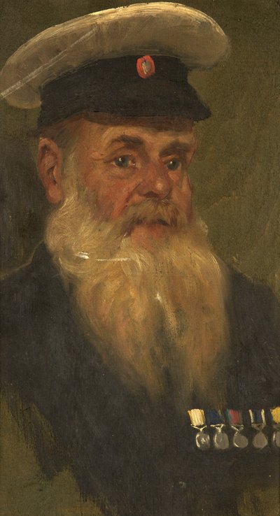 J. Wilson, R.M.A. portréja, 1920 körül (olaj, tábla) alkotó: George Edmund Butler