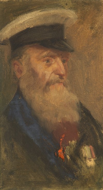 W. Barnes portréja, 97. sz. 1920 (olaj a panelen) alkotó: George Edmund Butler