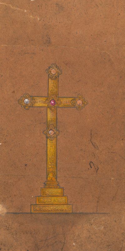 Jones és Willis, fém- és famunkások, valamint birminghami és londoni templombútor-gyártók számára készült tervek alkotó: George Edmund Street
