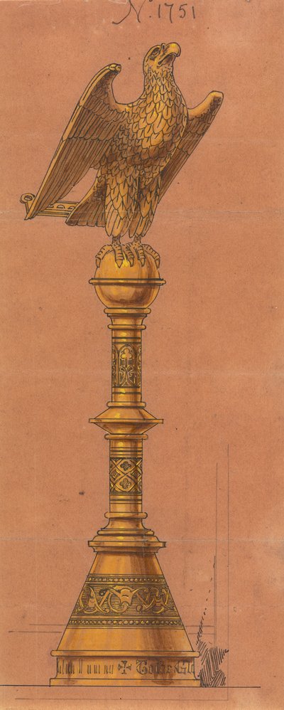 Jones és Willis, fém- és famunkások, valamint birminghami és londoni templombútor-gyártók számára készült tervek alkotó: George Edmund Street