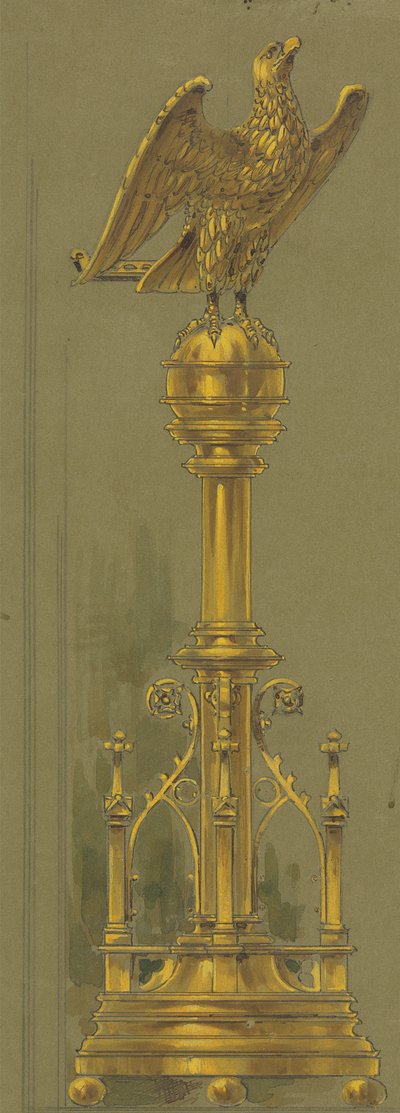 Jones és Willis, fém- és famunkások, valamint birminghami és londoni templombútor-gyártók számára készült tervek alkotó: George Edmund Street