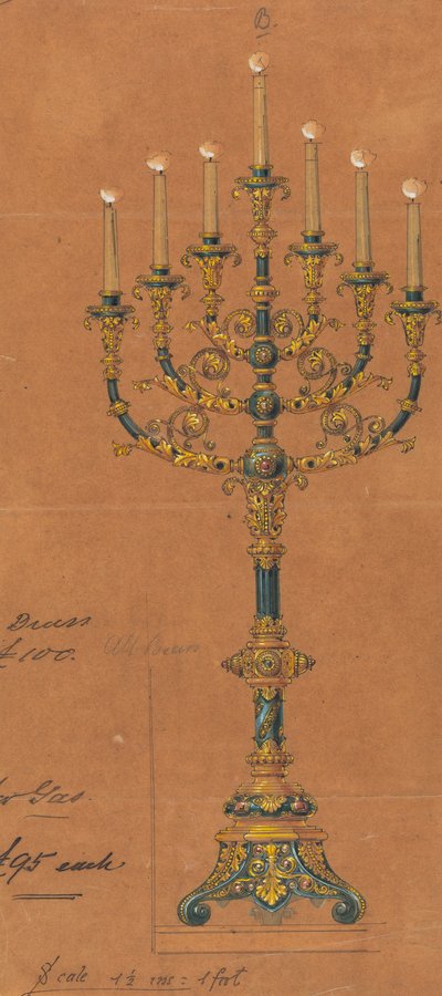 Jones és Willis, fém- és famunkások, valamint birminghami és londoni templombútor-gyártók számára készült tervek alkotó: George Edmund Street