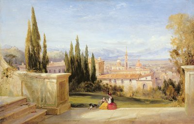 Olasz táj alkotó: George Edwards Hering