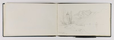 (Vázlatfüzet) Vevey La Tour alkotó: George Elbert Burr