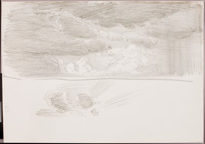 (Cím nélkül) (Cloud Study) alkotó: George Elbert Burr