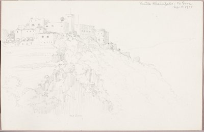 Rheinfels kastély, St. Goar alkotó: George Elbert Burr