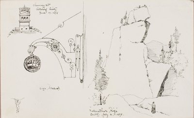 Kéményedény, Altdorf, Svájc/Felsenthor, Rigi, Svájc alkotó: George Elbert Burr