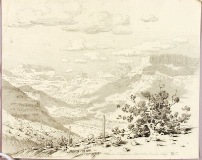 Felhőárnyékok, Apache Trail, Arizona alkotó: George Elbert Burr