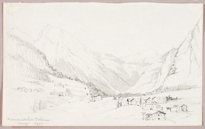 A szállodánkból, Cortina alkotó: George Elbert Burr