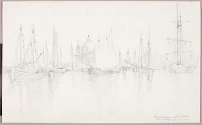 Giudecca--Velence alkotó: George Elbert Burr