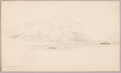 Palermo kikötője alkotó: George Elbert Burr