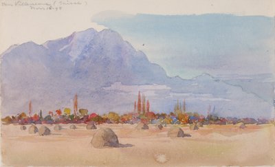 Villeneuve közelében, Suisse, 1898. alkotó: George Elbert Burr