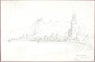 Oberwesel alkotó: George Elbert Burr