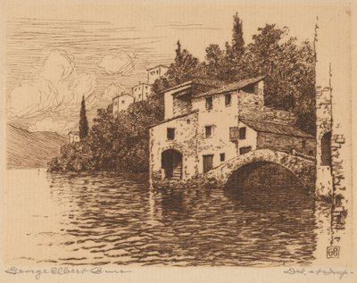 A Comói tavon alkotó: George Elbert Burr
