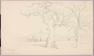 A kikötőben, Palermo alkotó: George Elbert Burr