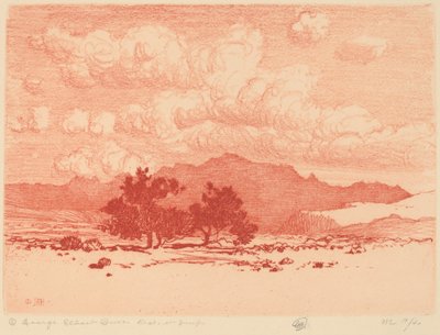 Palo Verde fák alkotó: George Elbert Burr
