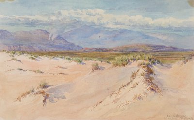 Homokdűnék, Harlech, Észak-Wales alkotó: George Elbert Burr