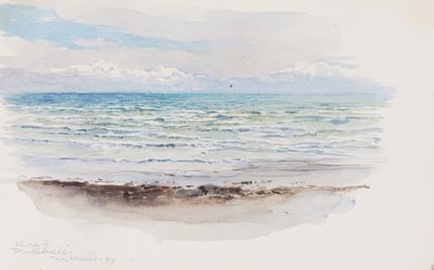 Pwllheli partja, Észak-Wales alkotó: George Elbert Burr