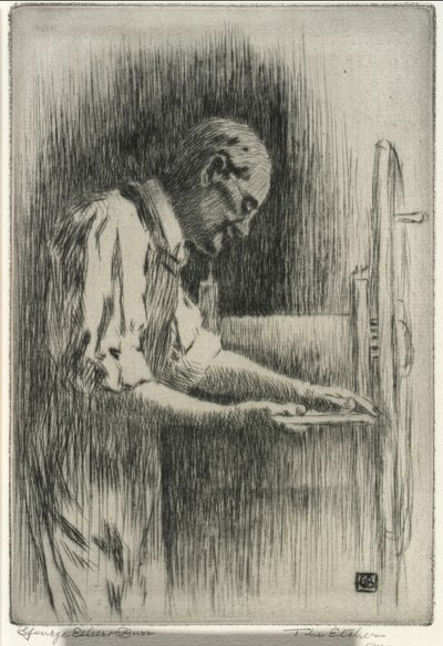 A marógép alkotó: George Elbert Burr