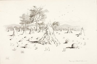 Cím nélkül (szüreti jelenet) alkotó: George Elbert Burr
