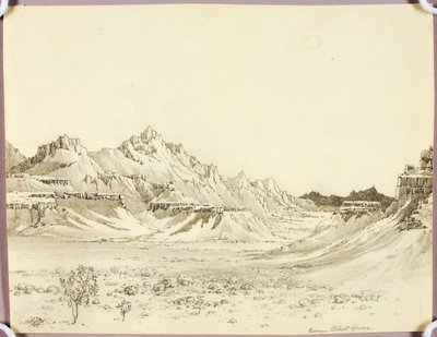 Cím nélkül, átviteli rajz az Arizona Night című műhöz alkotó: George Elbert Burr