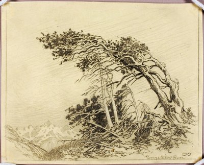 Cím nélkül (transzferrajz a The Home of the Winds [no. 1] számára) alkotó: George Elbert Burr