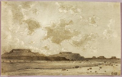 Cím nélkül (átvivő rajz nyomathoz) alkotó: George Elbert Burr