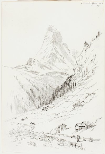 Zermatt alkotó: George Elbert Burr