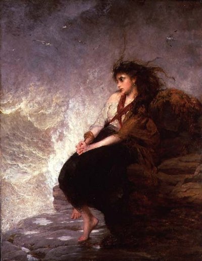 Egyedül – „Ó, egy eltűnt kéz érintésére” alkotó: George Elgar Hicks
