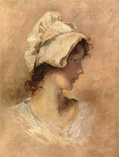 Egy nő feje alkotó: George Elgar Hicks