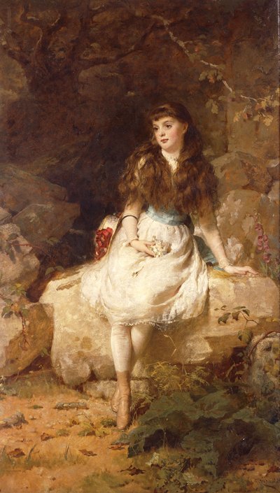 Lady Edith Amelia Ward, Dudley 1. grófjának lánya, 1883 alkotó: George Elgar Hicks