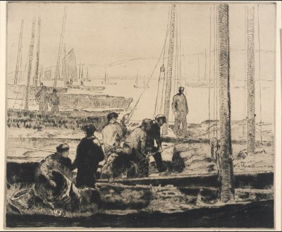 Szardínia flotta alkotó: George Elmer Browne