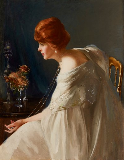 A medál (olaj, vászon) alkotó: George F. Henry