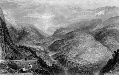 „Kilátás Jubbera közelében”, 1838. alkotó: George Francis White